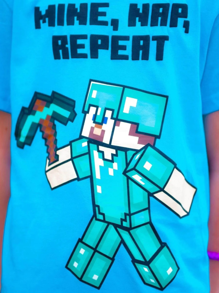 Minecraft gyerek rövid pizsama 10 év