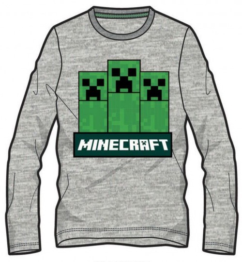 Minecraft Trio gyerek hosszú ujjú póló, felső 8 év