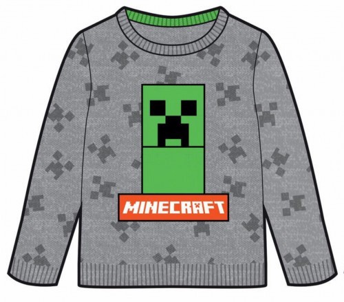 Minecraft gyerek kötött pulóver 10 év