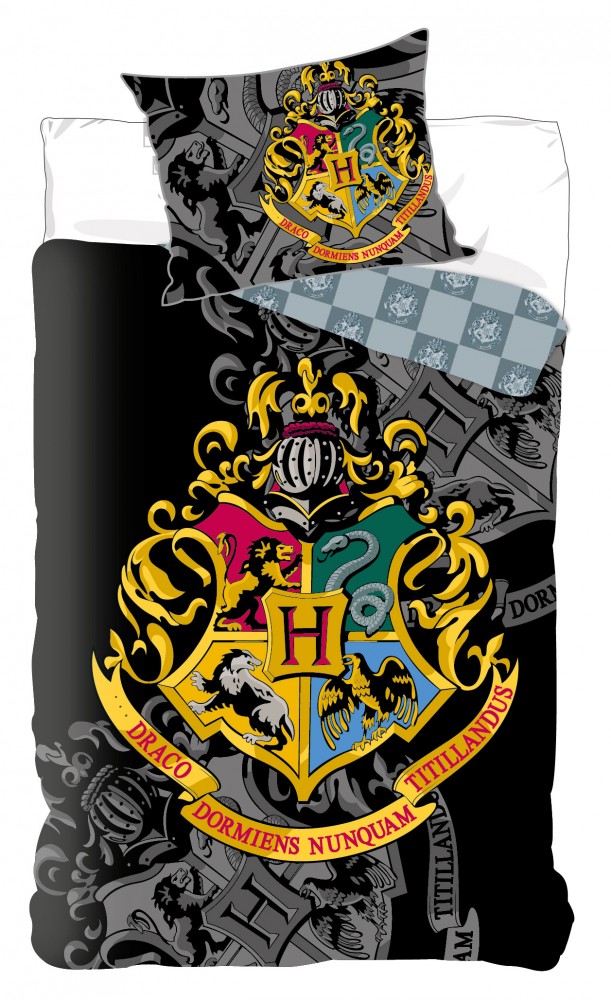 Harry Potter ágyneműhuzat Crest 140×200cm, 70×90 cm