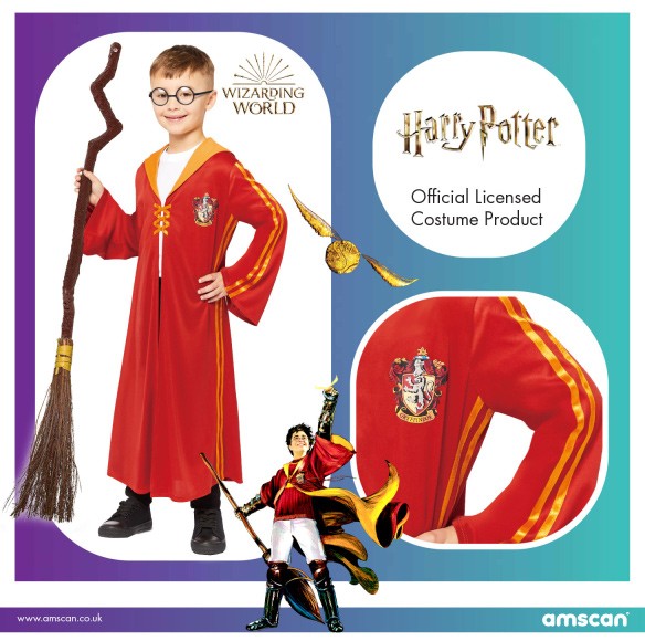 Harry Potter Gryffindor Quidd kviddics jelmez 8-10 év