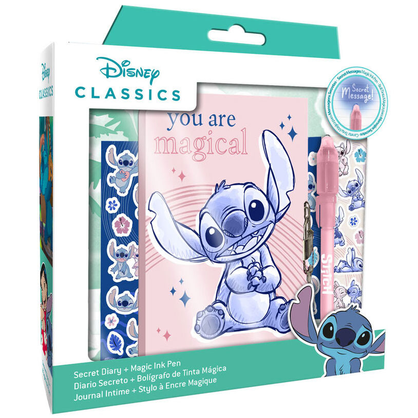 Disney Lilo és Stitch, A csillagkutya Magical napló + mágikus toll szett