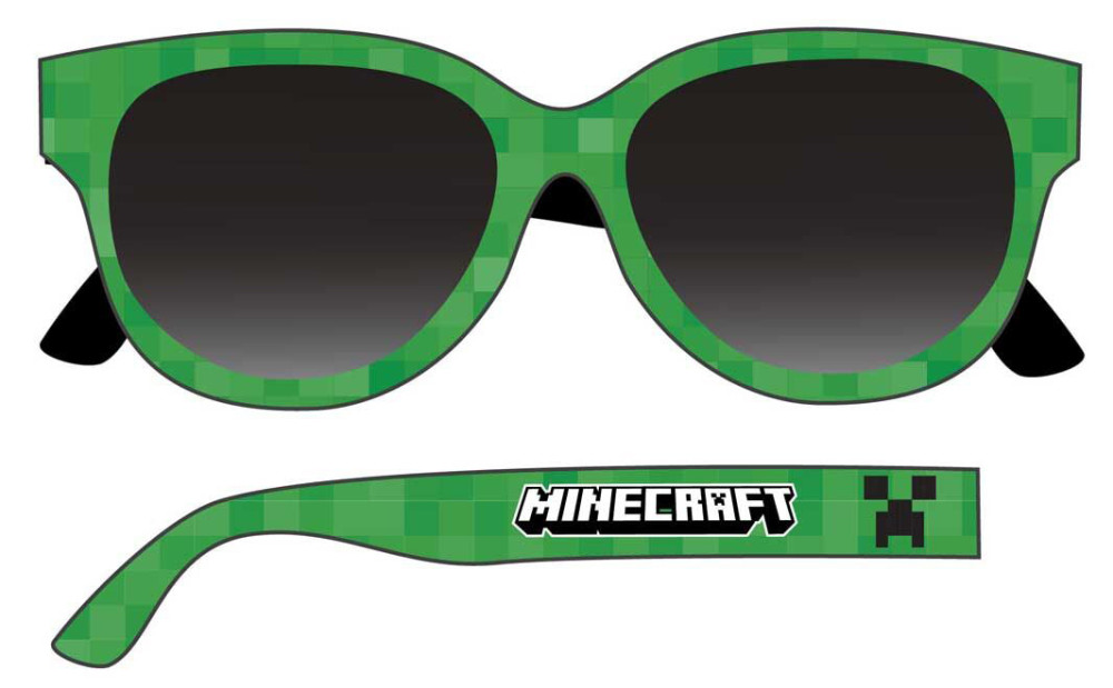 Minecraft Green napszemüveg