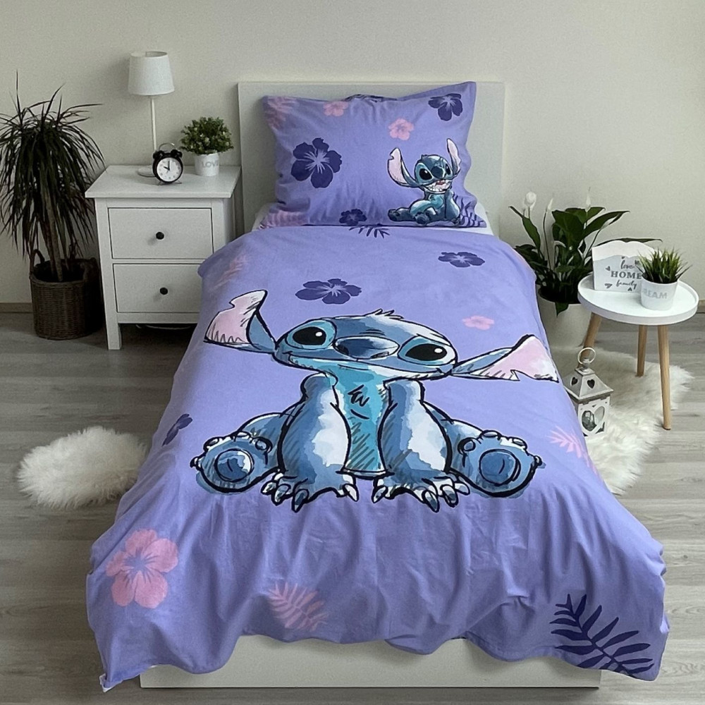 Disney Lilo és Stitch, A csillagkutya Blooming ágyneműhuzat 140×200cm, 70×90 cm