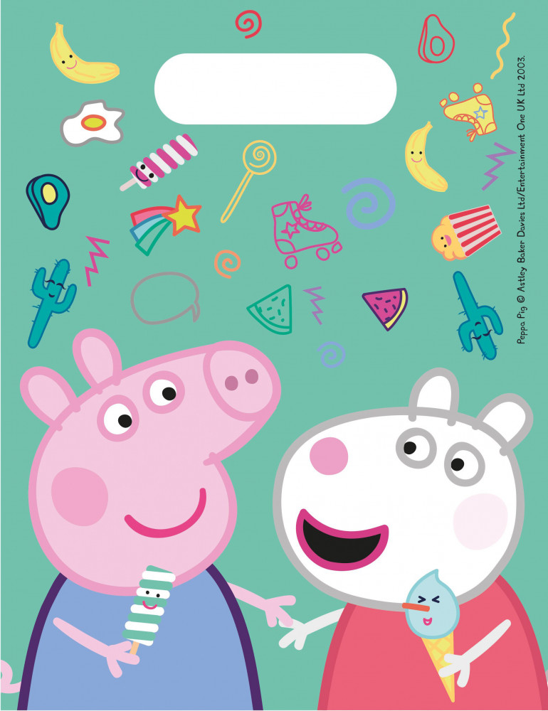 Peppa malac Messy Play ajándéktasak 6 db-os