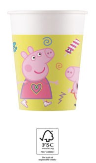 Peppa malac Messy Play papír pohár 8 db-os 200 ml FSC