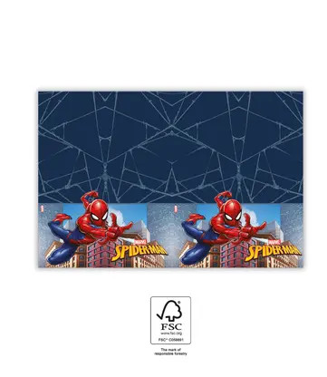 Pókember Crime Fighter papír asztalterítő 120x180 cm FSC