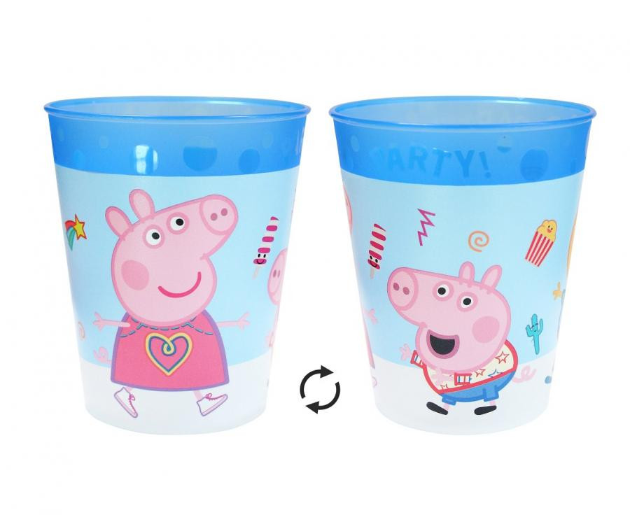 Peppa malac Messy Play micro prémium műanyag pohár 250 ml